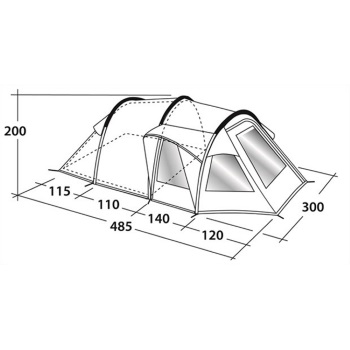 Outwell šator Nevada 4 110628